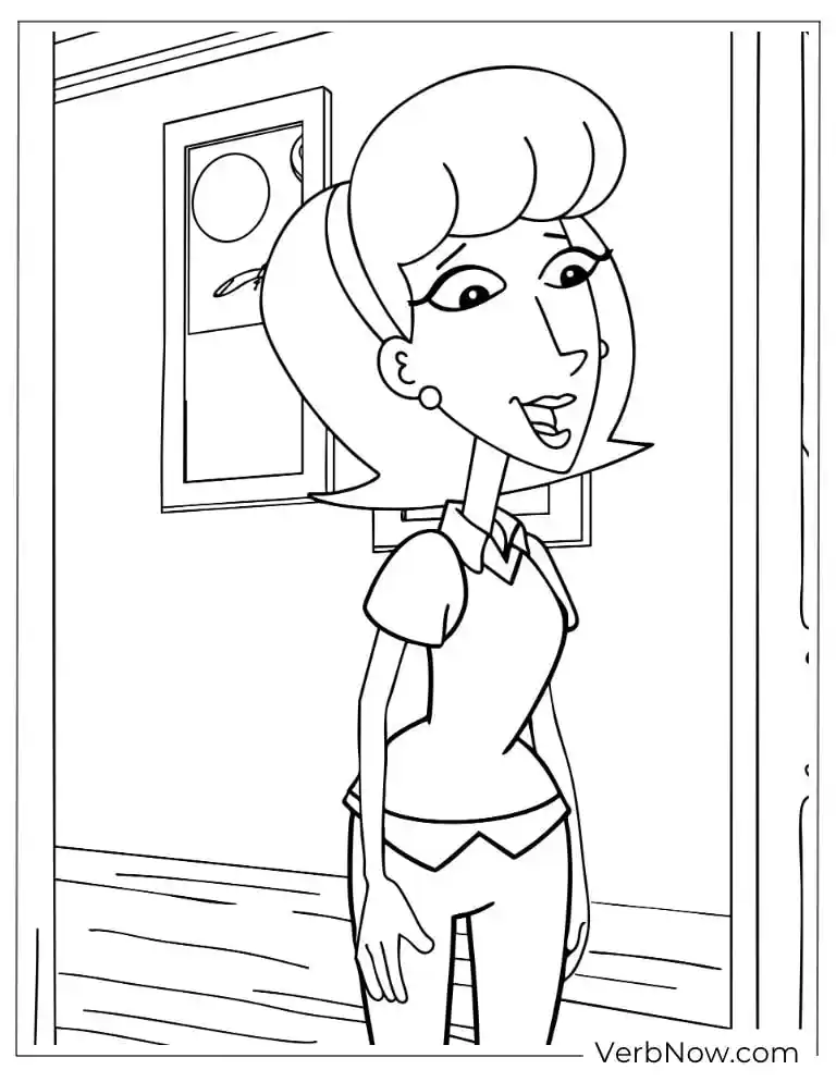 22 Free Phineas and Ferb Coloring Pages (100% Printable PDF) Mom smiles warmly at her inventive kids