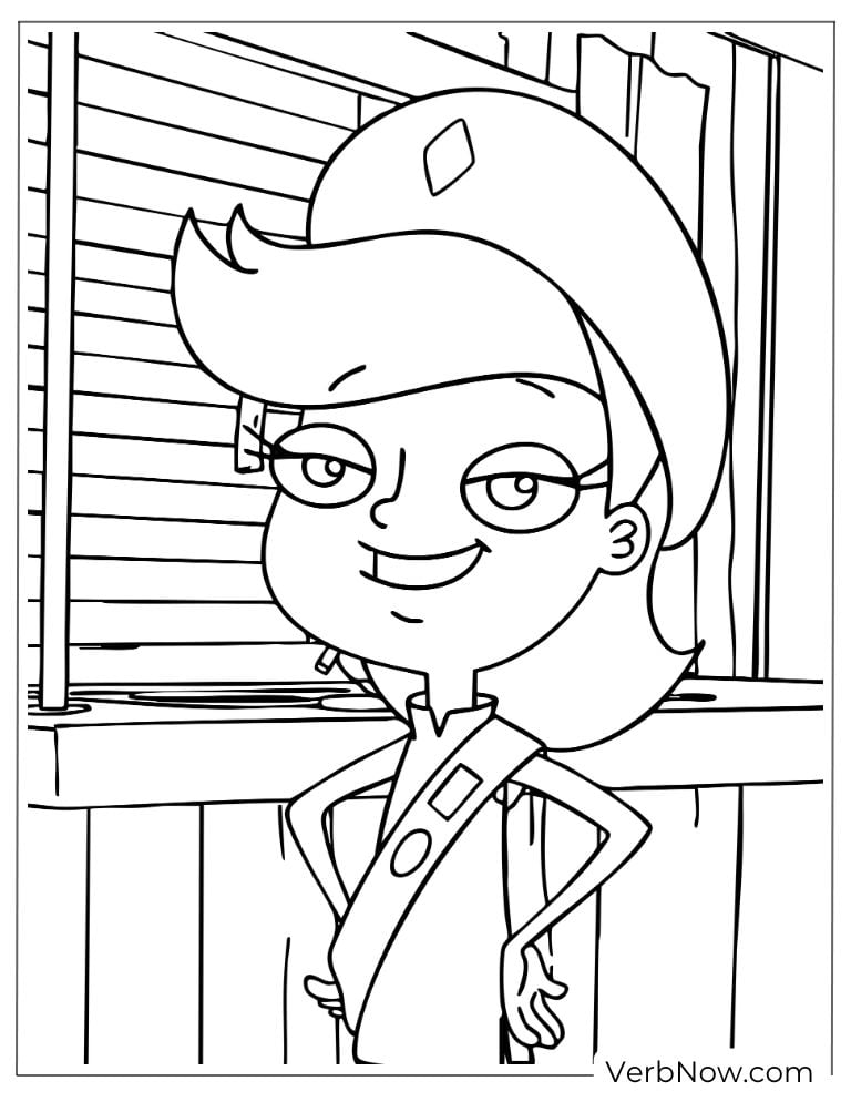 Isabella smiles confidently in her scout uniform