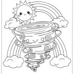 Tornado Coloring Pages 9 featured image