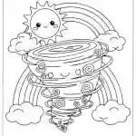 Tornado Coloring Pages 9 featured image