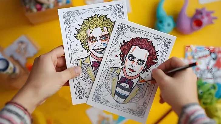 beetlejuice coloring sheets