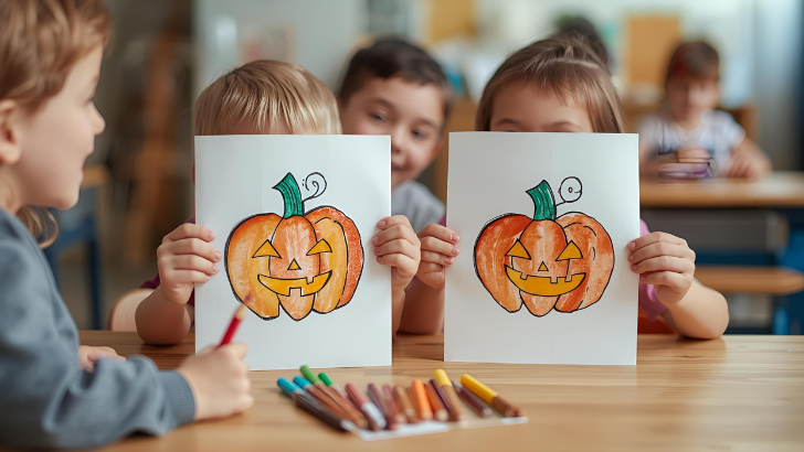 jack-o'-lantern coloring sheets