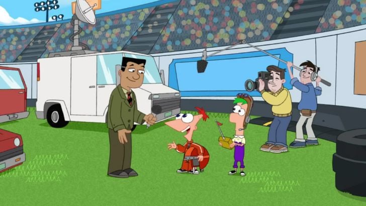 printable phineas and ferb coloring pages