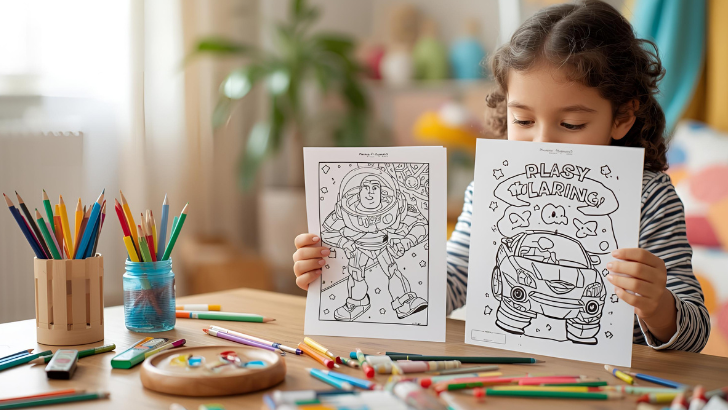 printable pixar coloring pages
