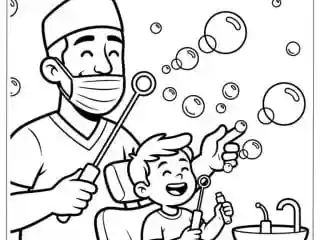 Dentist Coloring Pages 22