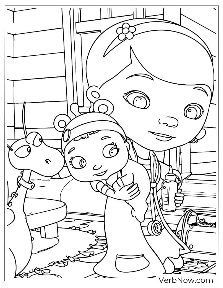 doc mcstuffins coloring page 1 of 22 &mdash; free printable, US Letter