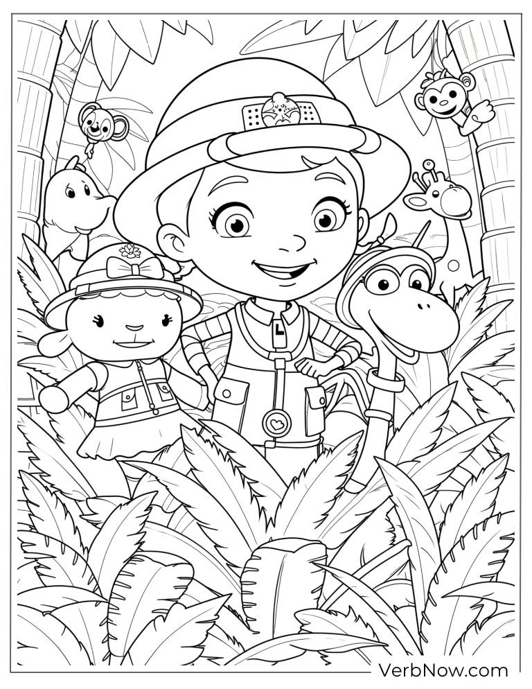 doc mcstuffins coloring page 12 of 22 &mdash; free printable, US Letter