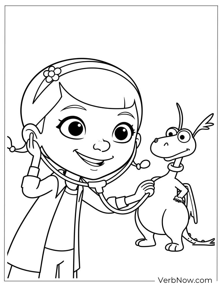 doc mcstuffins coloring page 14 of 22 &mdash; free printable, US Letter