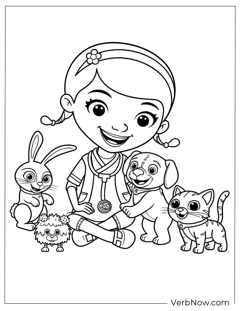 doc mcstuffins coloring page 16 of 22 &mdash; free printable, US Letter