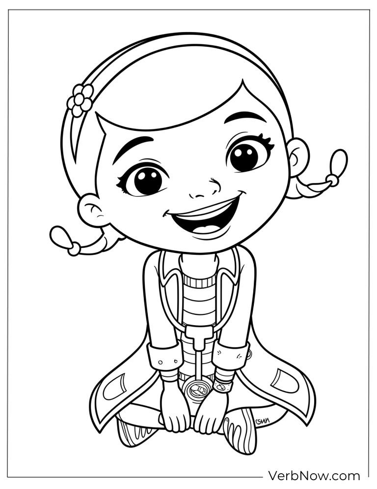 doc mcstuffins coloring page 3 of 22 &mdash; free printable, US Letter