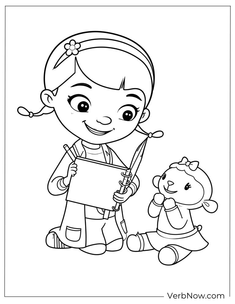 doc mcstuffins coloring page 5 of 22 &mdash; free printable, US Letter