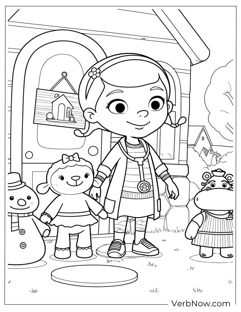 doc mcstuffins coloring page 6 of 22 &mdash; free printable, US Letter