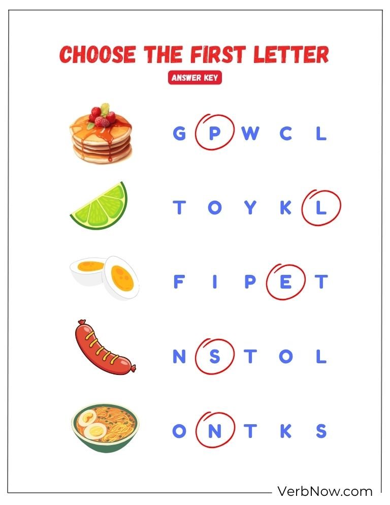 food puzzle activity page 15 of 20 &mdash; free printable, US Letter