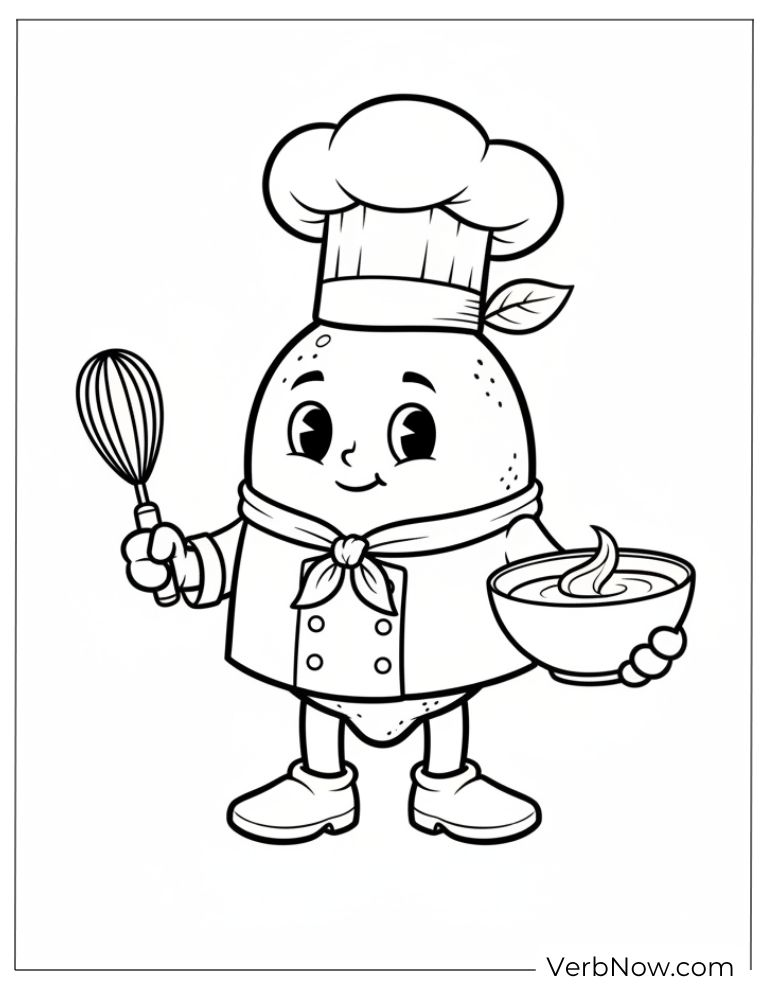 22 Free Lemon Coloring Pages For Kids (Printable PDF) lemon coloring page 7 of 22 — free printable, US Letter