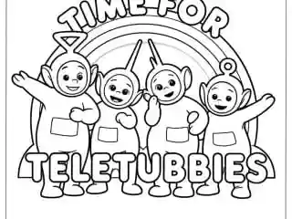 Teletubbies Coloring Pages 17