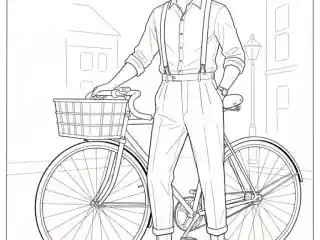 Vintage coloring pages 3