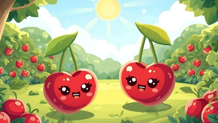 printable cherry coloring pages