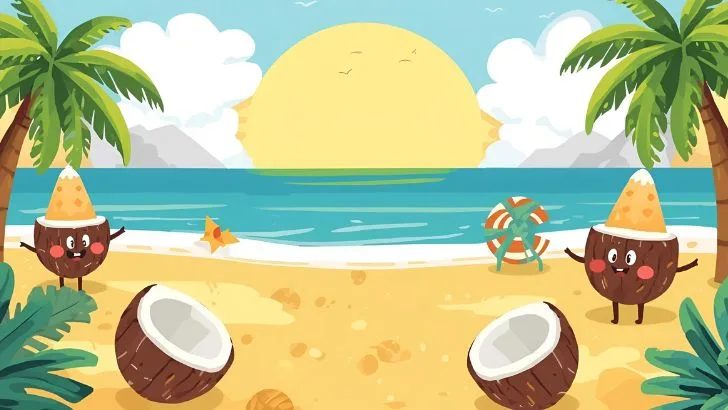 Free Coconut Coloring Pages (100% Printable PDF) printable coconut coloring pages