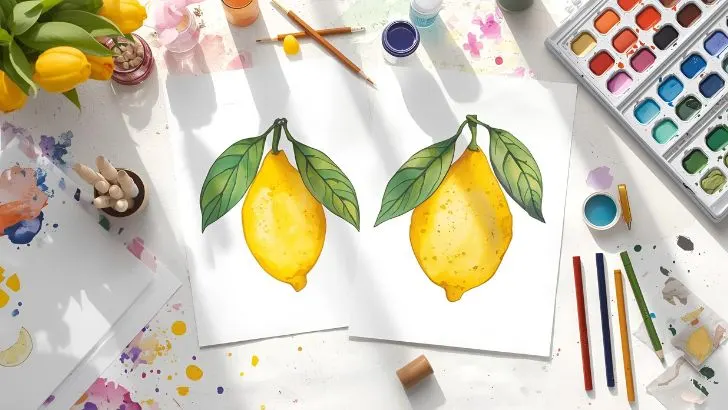 printable lemon coloring pages