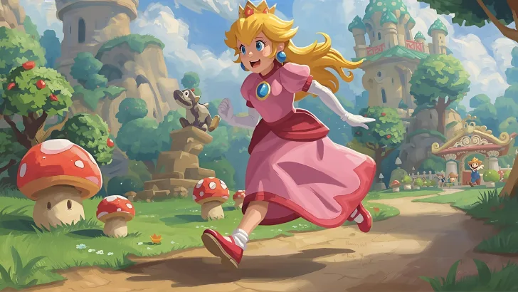 22 Free Princess Peach Coloring Pages (Printable PDF) printable princess peach coloring pages