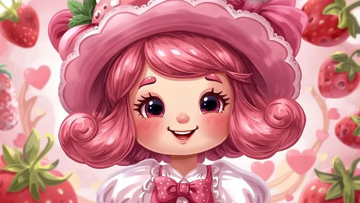 printable strawberry shortcake coloring pages