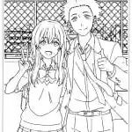 A Silent Voice Coloring Pages 5