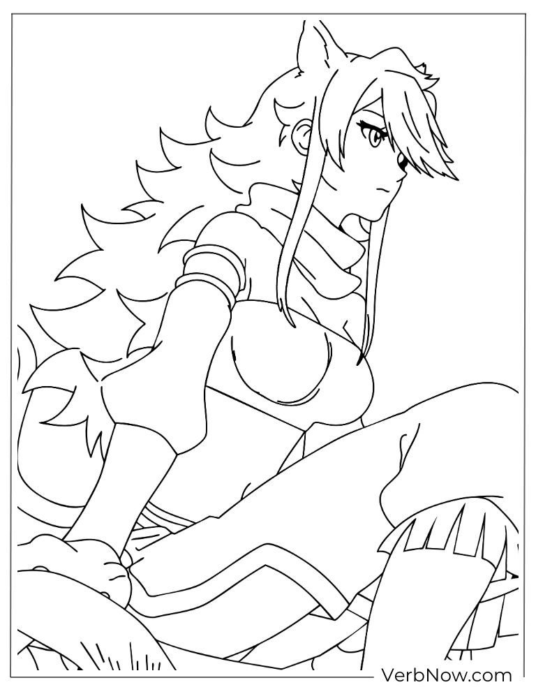 Akame Ga Kill coloring page 1 of 22 &mdash; free printable, US Letter