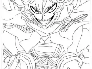 Black Clover Coloring Pages 1