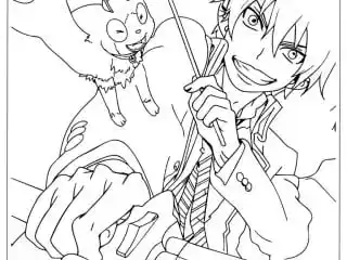 Blue Exorcist Coloring Pages 17 featured image