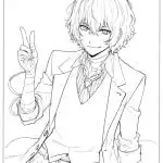 Bungou Stray Dogs Coloring Pages 12 featured image