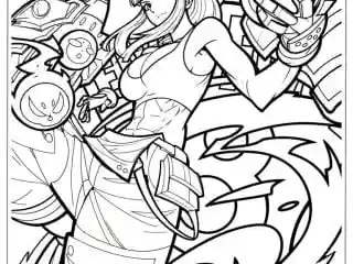 Fire Force Coloring Pages 4