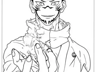 Jujutsu Kaisen coloring page 3 of 22 — free printable, US Letter