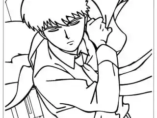 Mob Psycho 100 Coloring Pages 12
