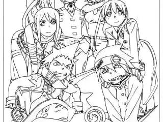 Soul Eater Coloring Pages 22