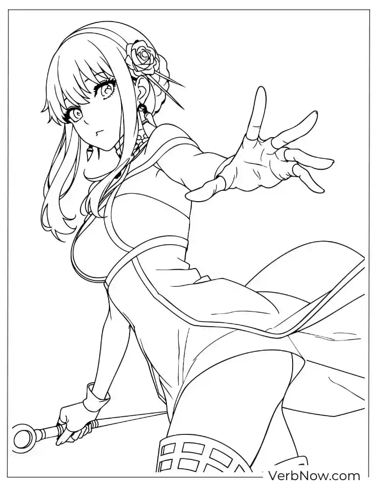 22 Free Spy x Family Coloring Pages For Fun (Printable PDF) Yor Forger Coloring Page - Spy x Family