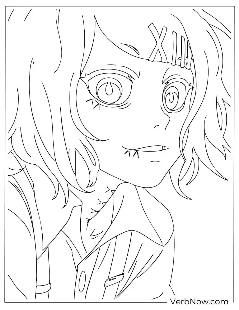 22 Free Tokyo Ghoul Coloring Pages (100% Printable PDF) Juuzou Suzuya Tokyo Ghoul Anime Coloring Page