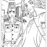 Tokyo Revengers Coloring Pages 4