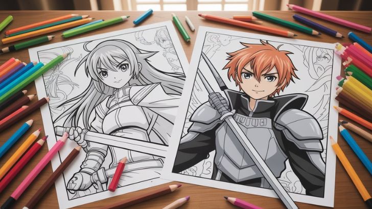 22 Free Akame Ga Kill Coloring Pages (Printable PDF) akame ga kill coloring sheets