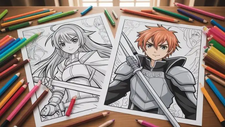 22 Free Akame Ga Kill Coloring Pages (Printable PDF) akame ga kill coloring sheets