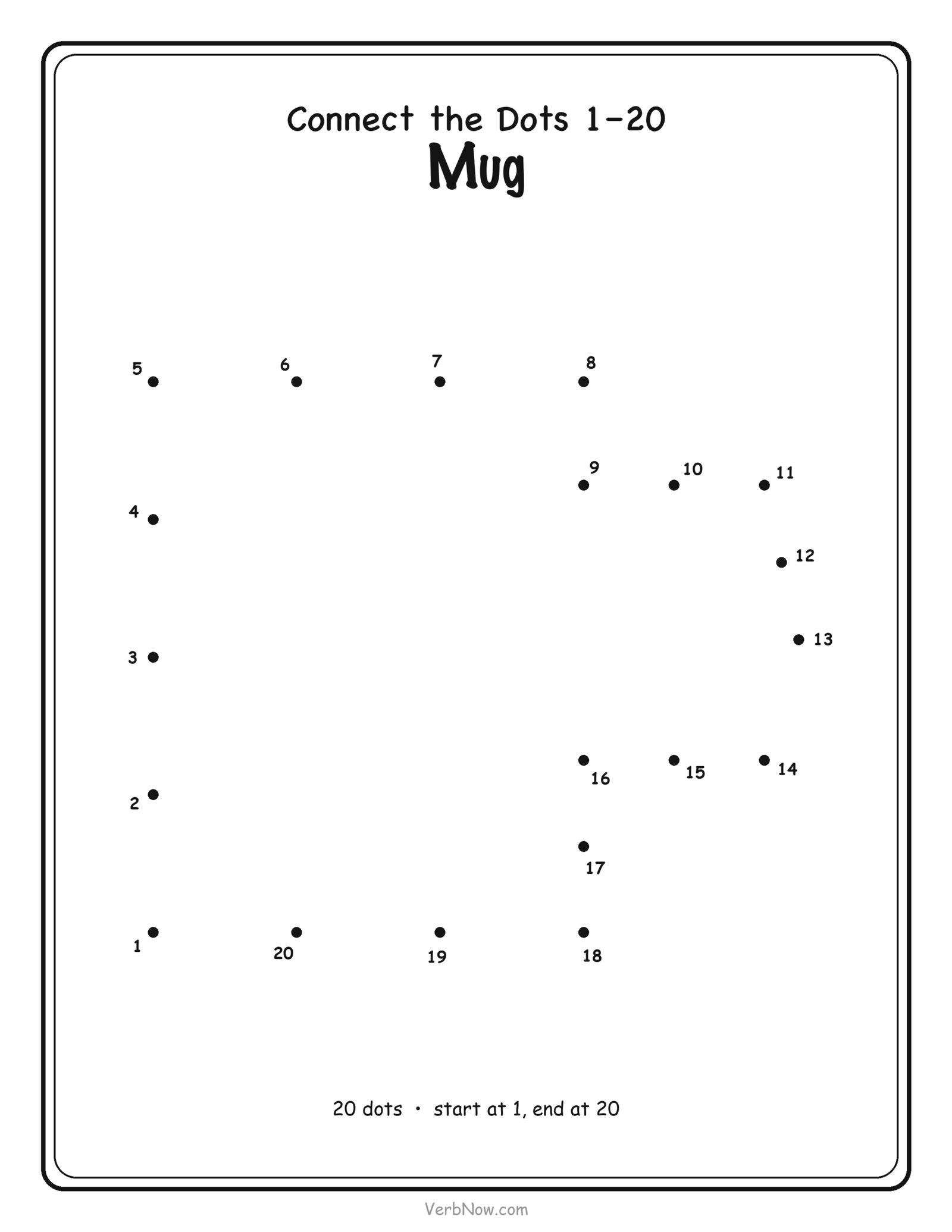 Dot to Dot Mug