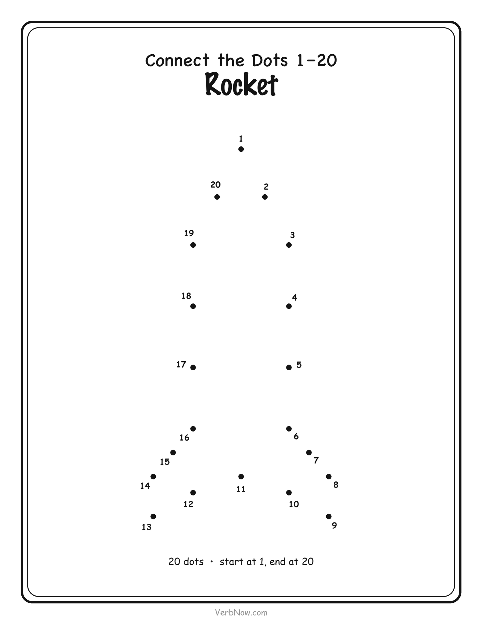 Dot to Dot Rocket