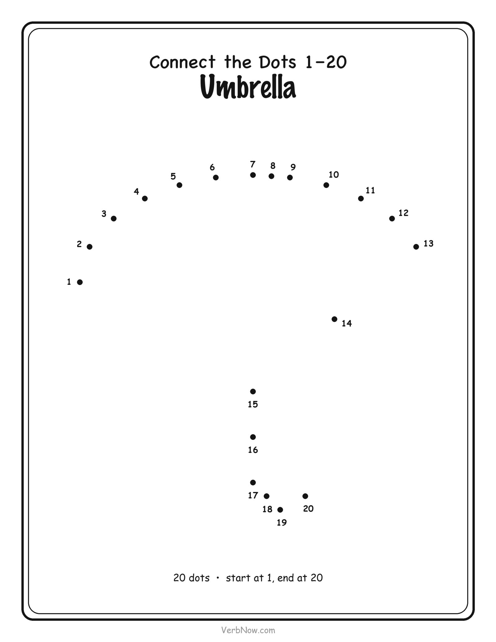 Dot to Dot Umbrella