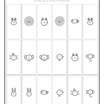 Free printable animal matching game cards, 9 pairs to cut apart