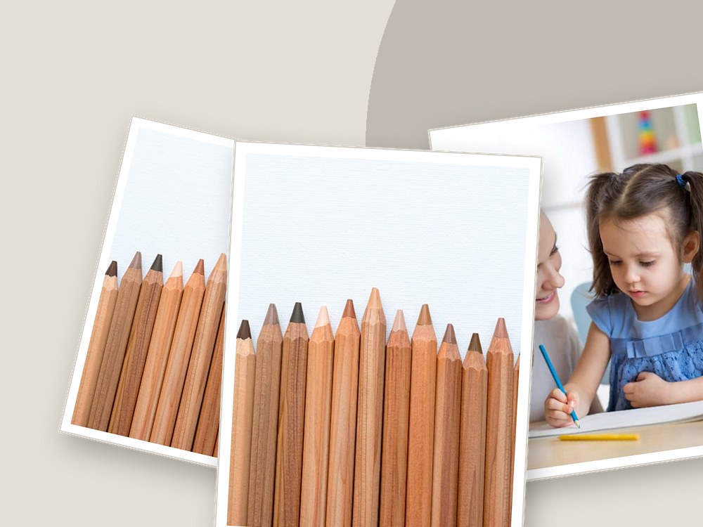 VerbNow - Coloring Pages PDF Free Printable Download Colored pencils and a child drawing, from the VerbNow guides for parents